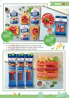 NORFA leidinys galioja nuo 24.03.2026 | Puslapis: 43 | Prekių: Jautienos, Dešrelės, Dešra, Jautiena