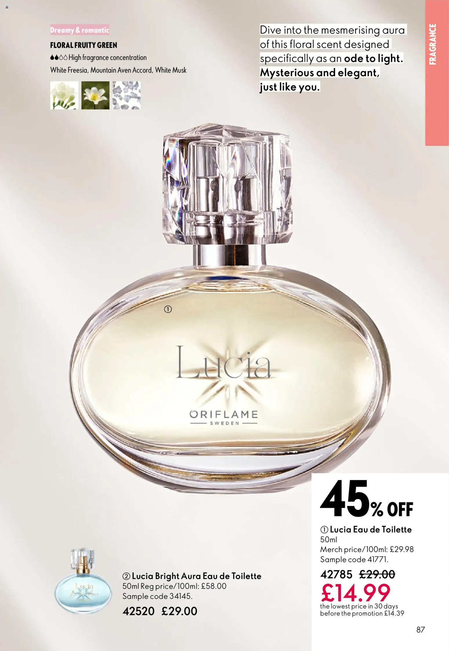 {H1} | Page: 87 | Products: Fragrance, Eau de toilette