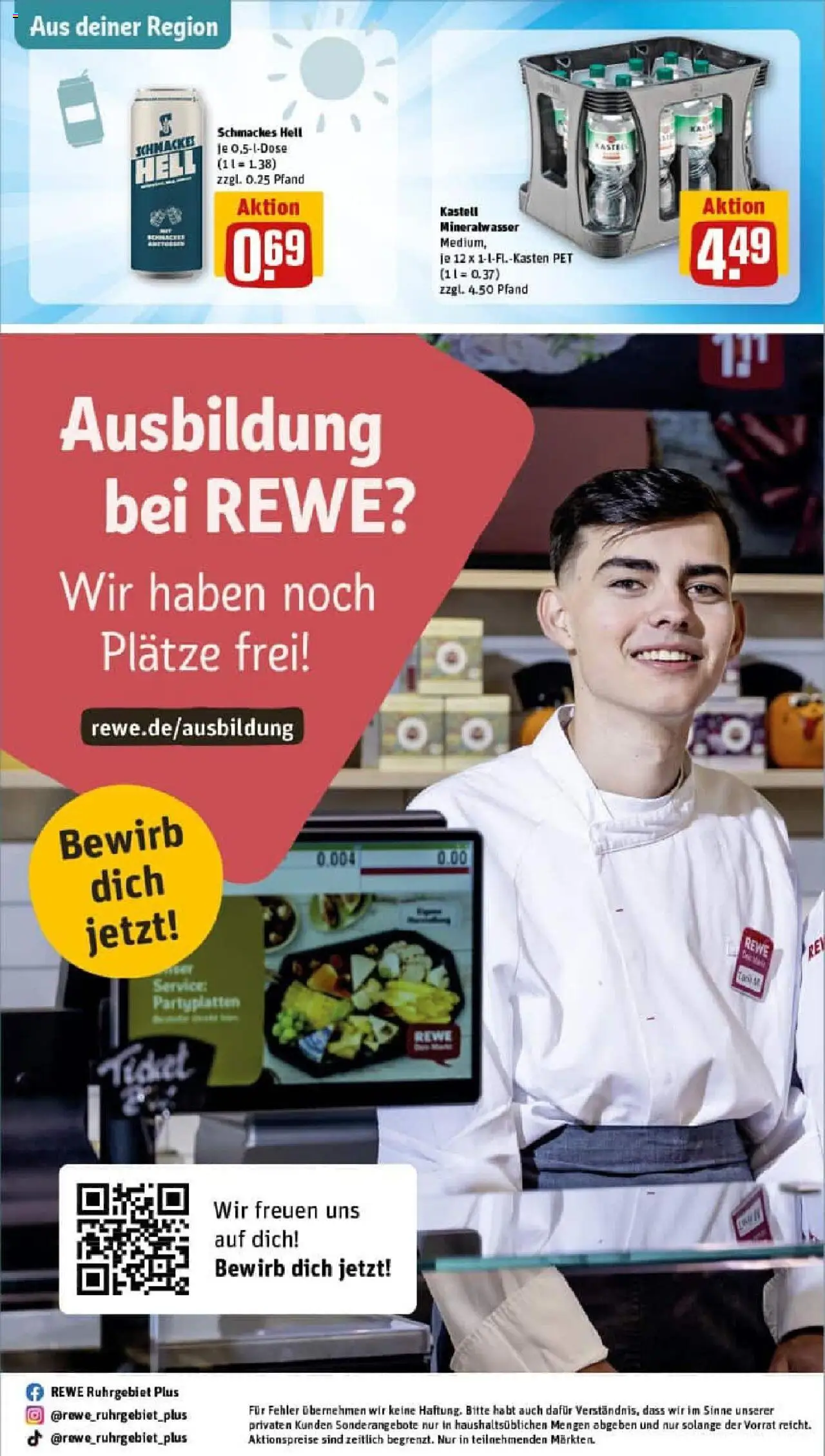Rewe prospekt Düsseldorf	 - gültig ab dem 25.08.2025 | Seite: 32 | Produkte: Mineralwasser