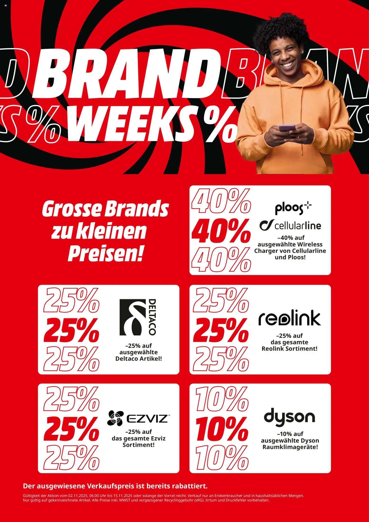 Media Markt - Black Friday – gültig ab 02.11.2025 | Seite: 2 | Produkte: Uhr, Dyson