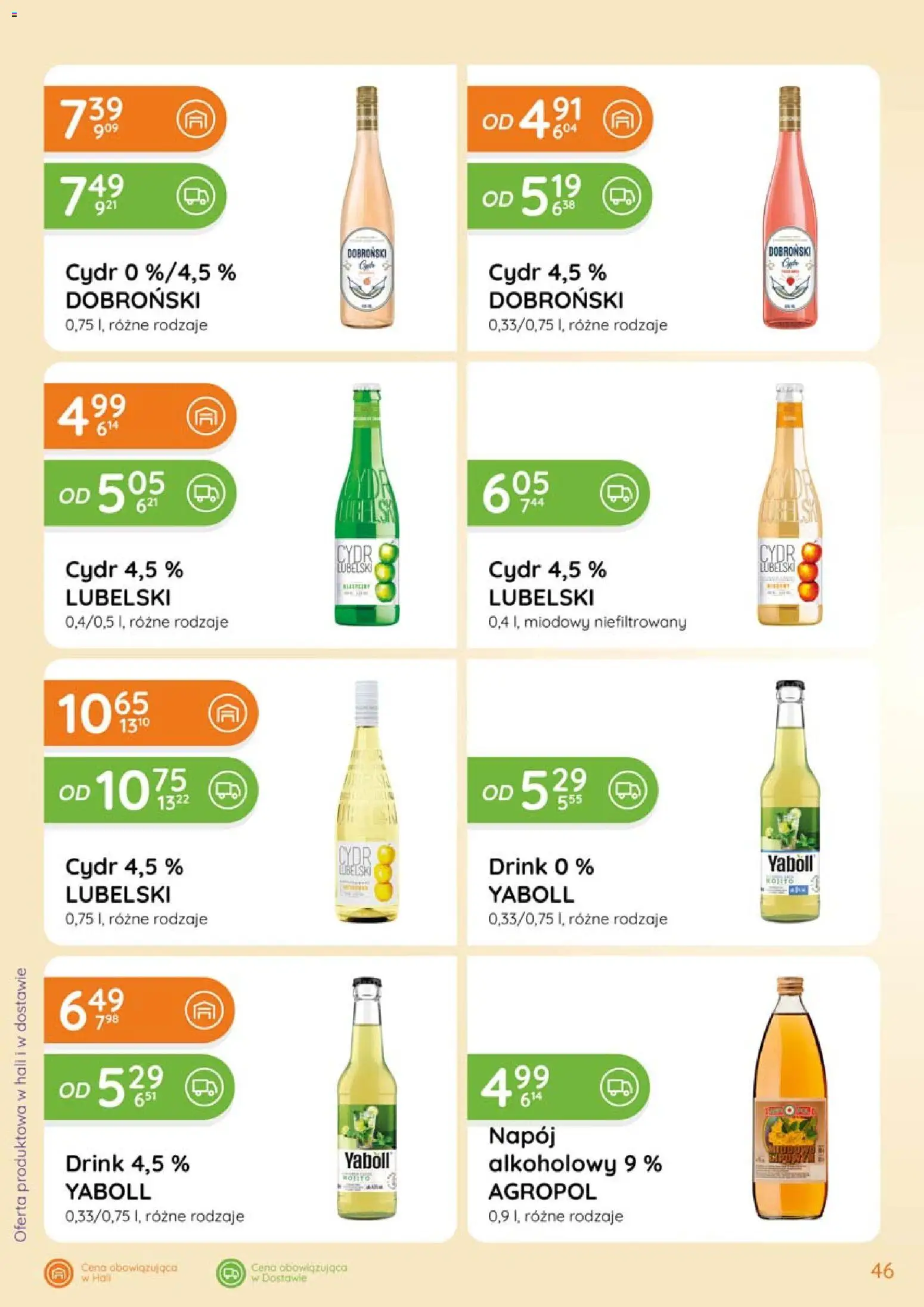Eurocash Gazetka - Katalog Alkoholowy od 01.02.2026 | Strona: 46 | Produkty: Cydr