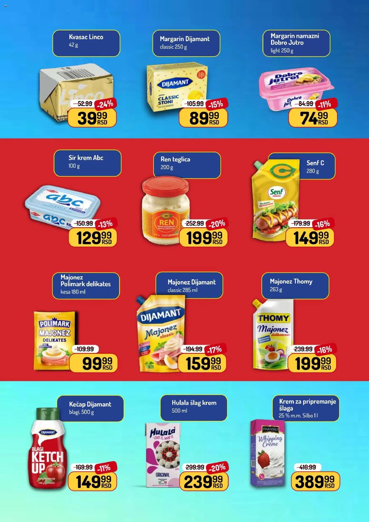 Aman katalog - važi od 19.01.2026 | Strana: 12 | Proizvode: Majonez, Kečap, Šlag, Šlag krem