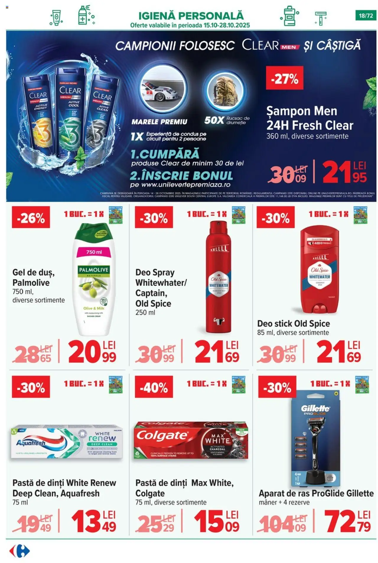 Noul catalog Carrefour – valabil de la 15.10.2025 | Pagină: 19 | Produse: Pomelo, Aparat De Ras, Mâner, Rucsac