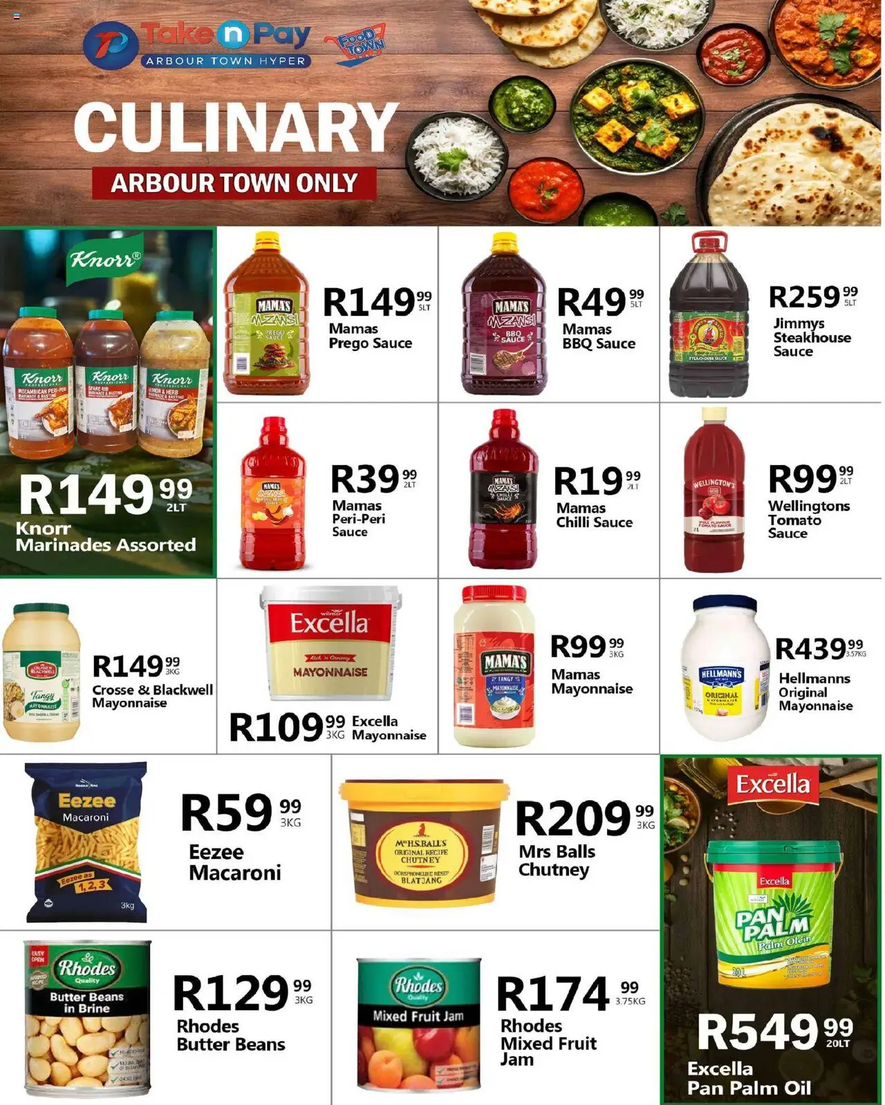 New Take n Pay catalogue – valid from 08.09.2025 | Page: 33 | Products: Chutney, Marinade, Sauce, Lemon