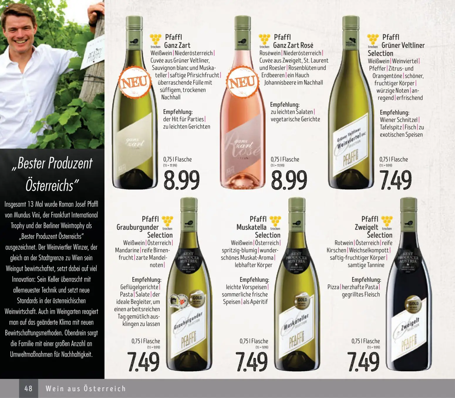 Edeka Struve Wein– und Spirituosen – gültig ab 14.11.2025 | Seite: 48 | Produkte: Berliner, Rotwein, Pfeffer, Pasta