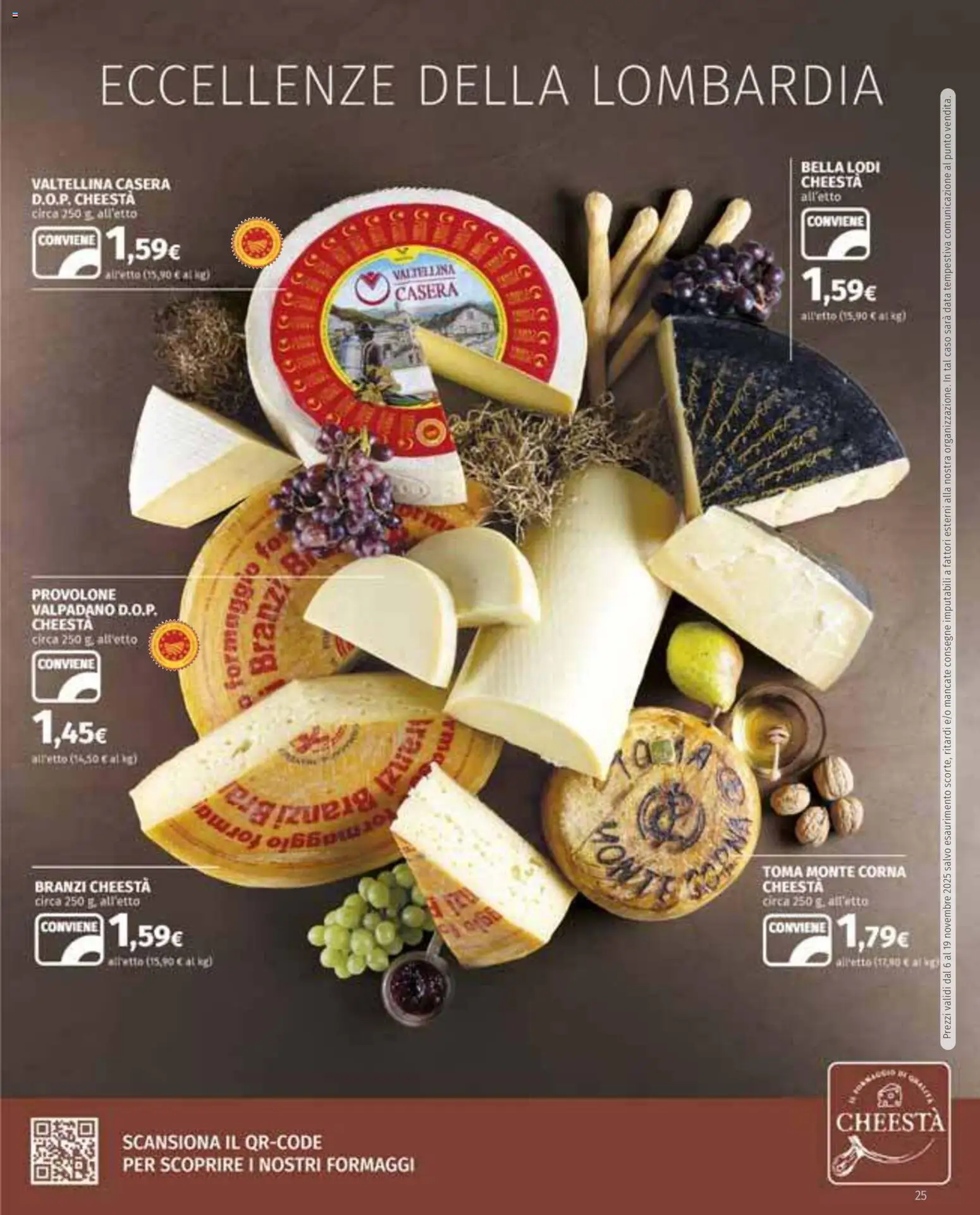 Volantino Ipercoop del 06.11.2025 | Pagina: 25 | Prodotti: Provolone, Data