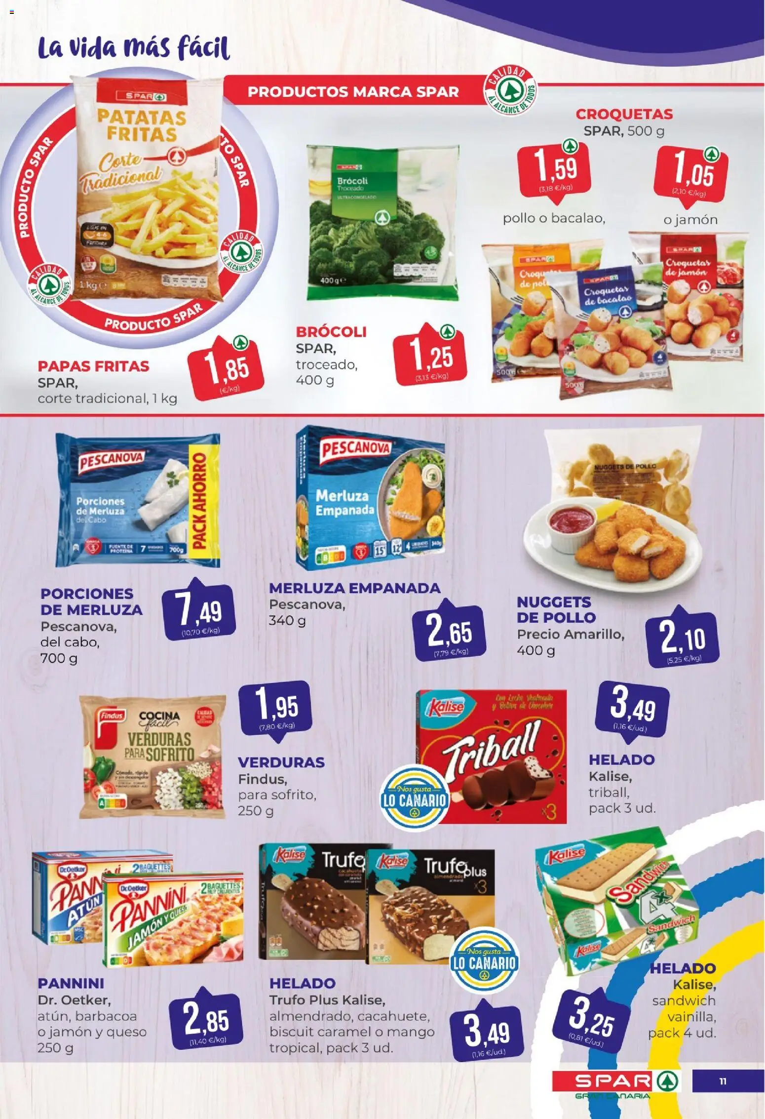 Spar - folleto │ válido desde el 23.01.2026 | Página: 11 | Productos: Queso, Jamón, Helado, Cocina