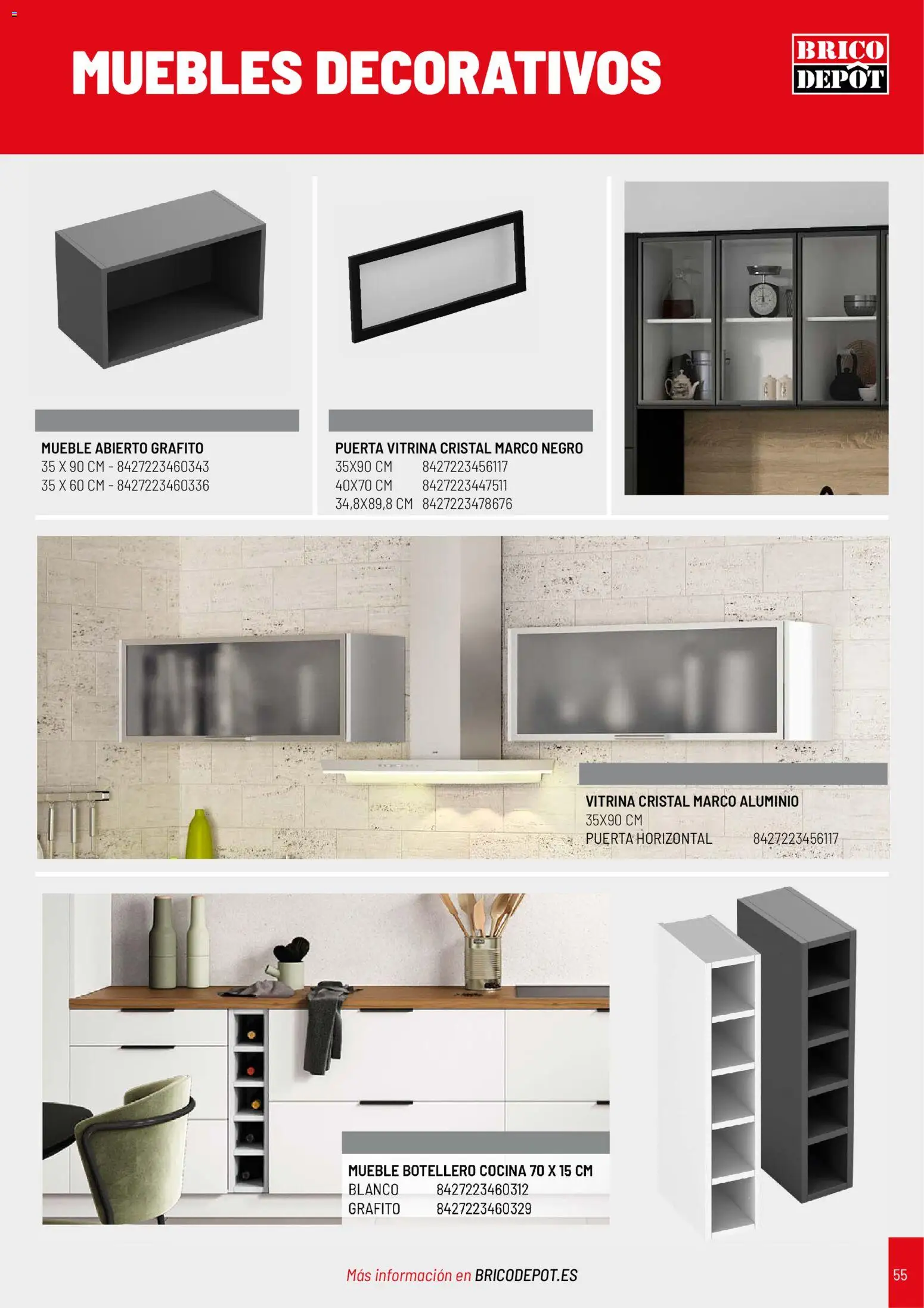 Brico Depôt Cocinas │ válido desde el 11.03.2026 | Página: 55 | Productos: Muebles, Cocina, Marco