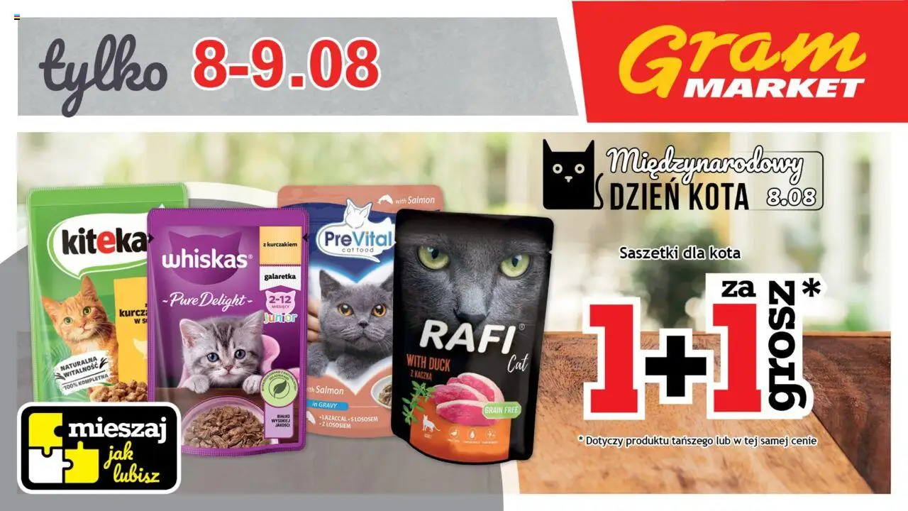 Gram Market Gazetka - Niesłychanie Niskie Ceny od 06.08.2025 | Strona: 4 | Produkty: Galaretka, Kaczka