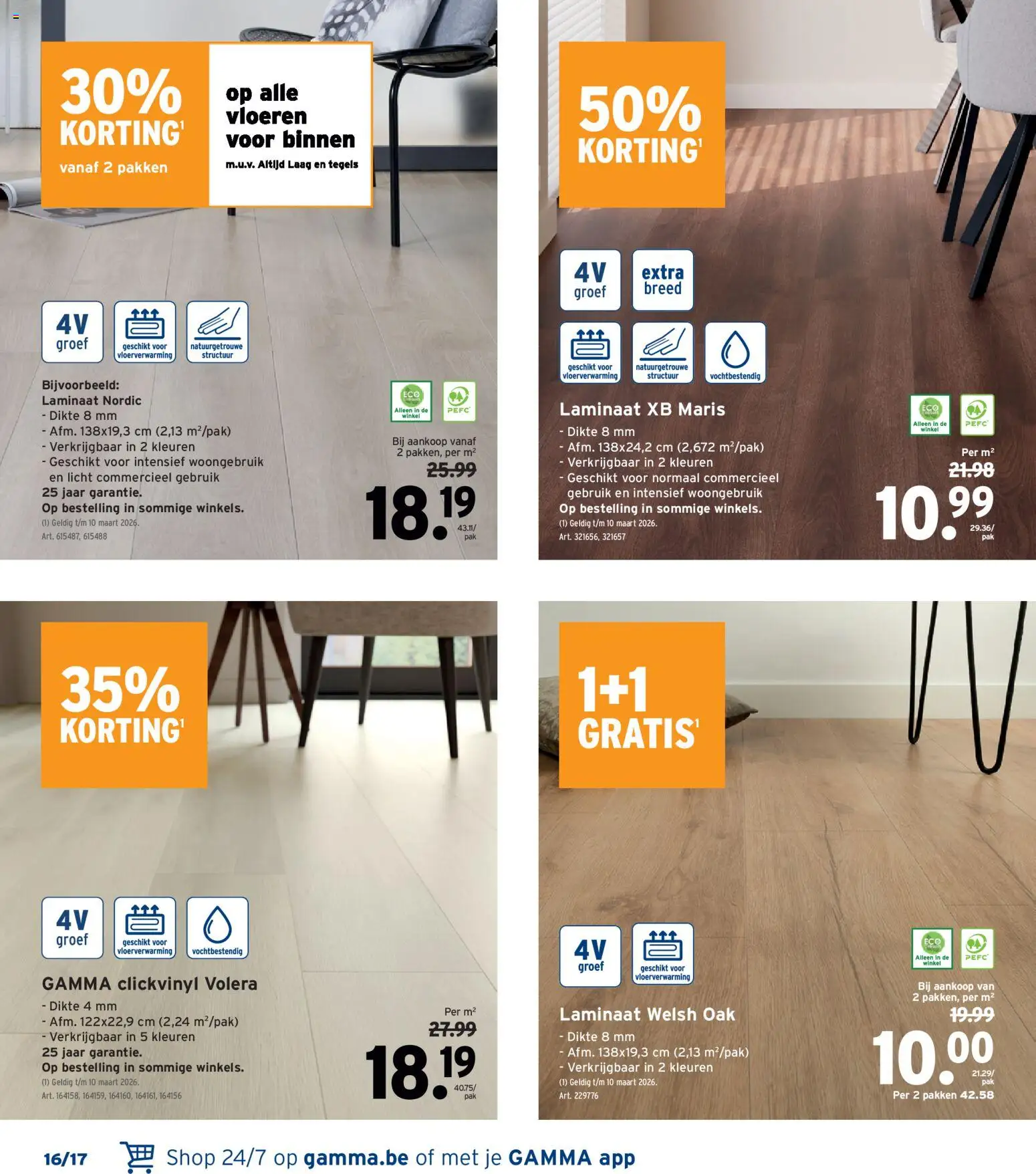 {H1} | Pagina: 22 | Producten: Vloeren