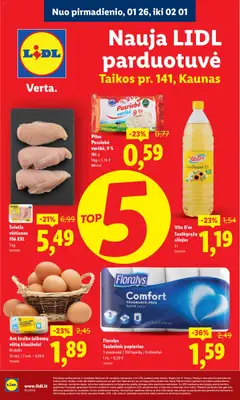 LIDL leidinys galioja nuo 26.01.2026