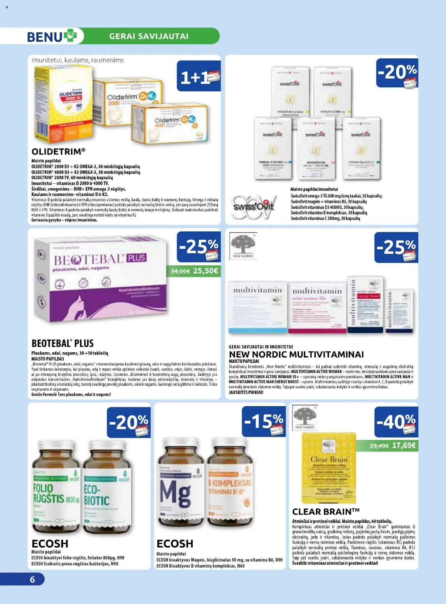 BENU akcijos nuo 01.02.2026 | Puslapis: 6