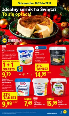 Pogląd oferty "Pilos Jogurt typu greckiego 10%, XXL, 1 kg" - ważna od 18.12.2025 | Strona: 47
