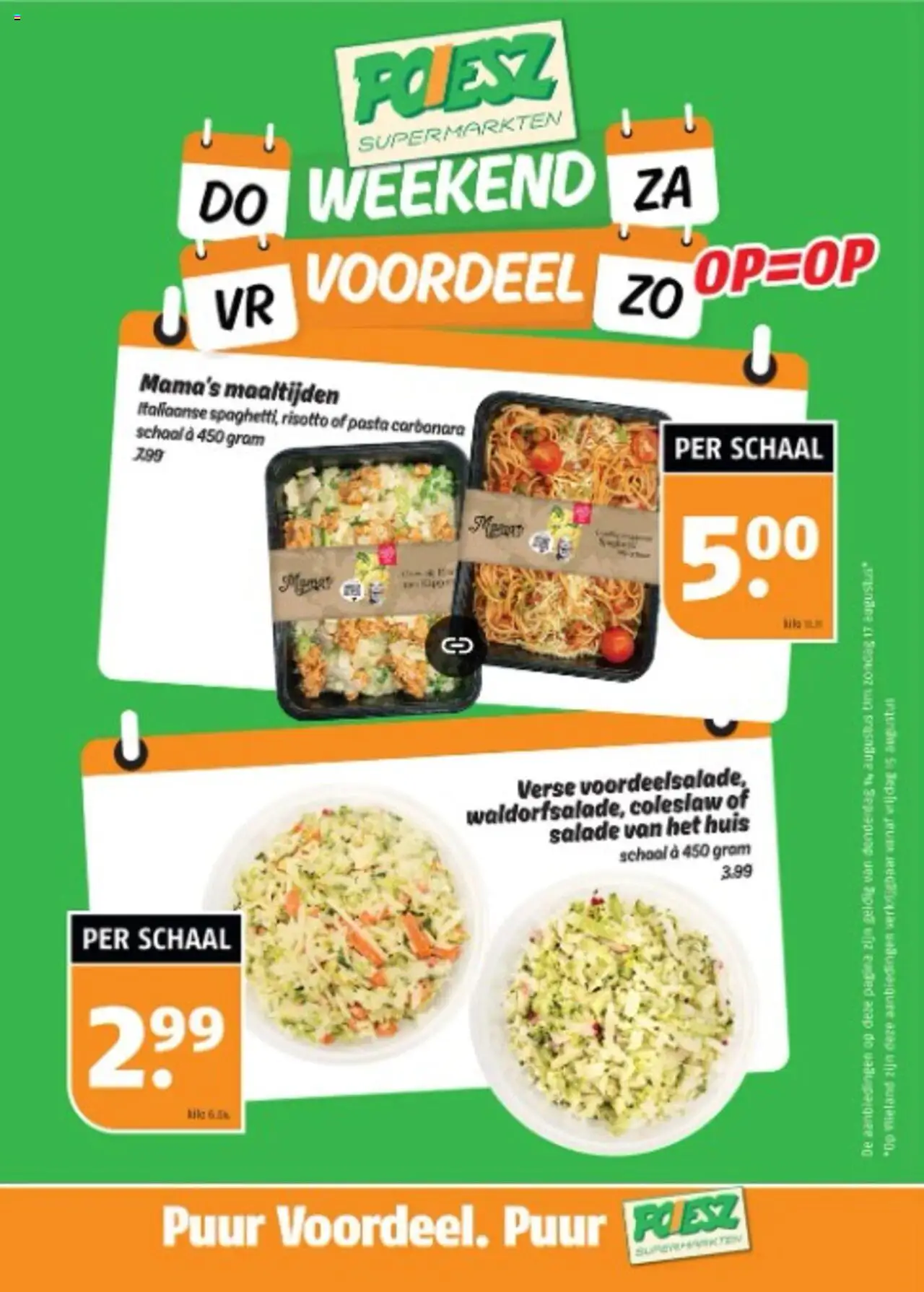  | Pagina: 4 | Producten: Pasta, Schaal, Salade