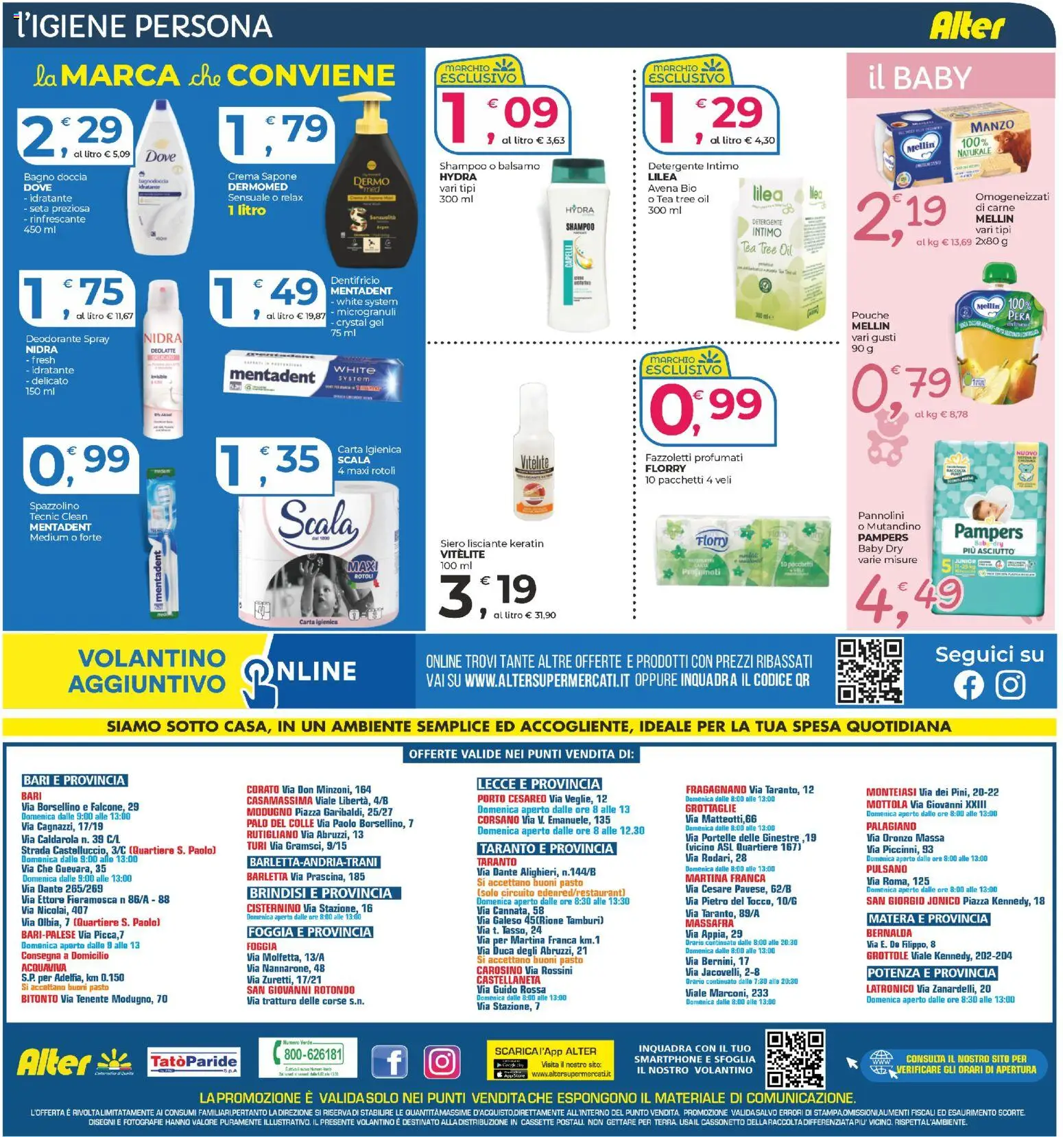 Volantino Alter Discount del 17.12.2025 | Pagina: 16 | Prodotti: Pannolini, Sapone, Manzo, Intimo