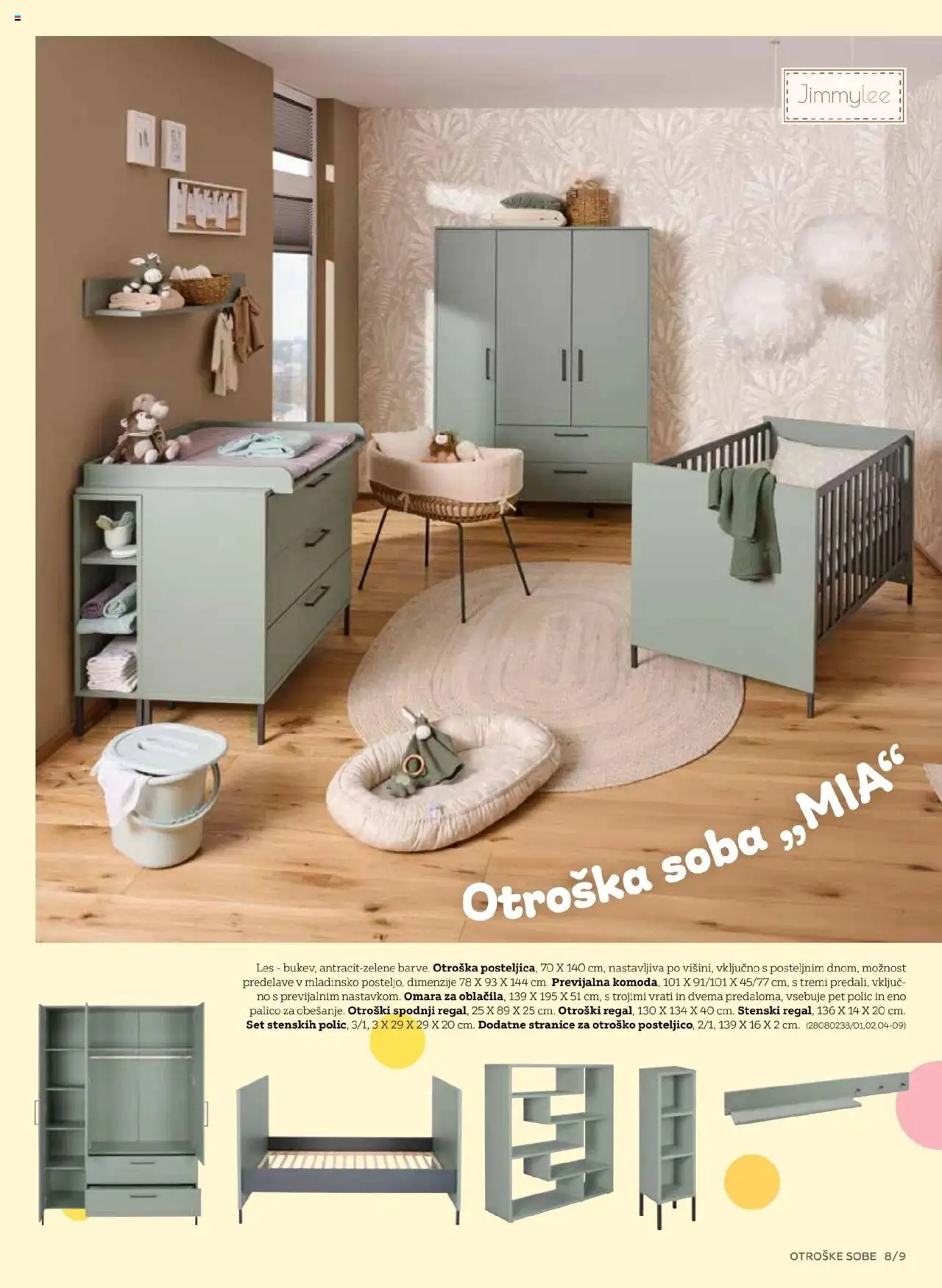 XXXL Lesnina katalog svet otroških sob │ velja od 08.08.2025 | Stran: 9 | Izdelki: Omara