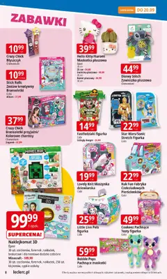 E.Leclerc Gazetka - Elbląg od 08.09.2025 | Strona: 8 | Produkty: Figurki, Por, Doniczka, Błyszczyk