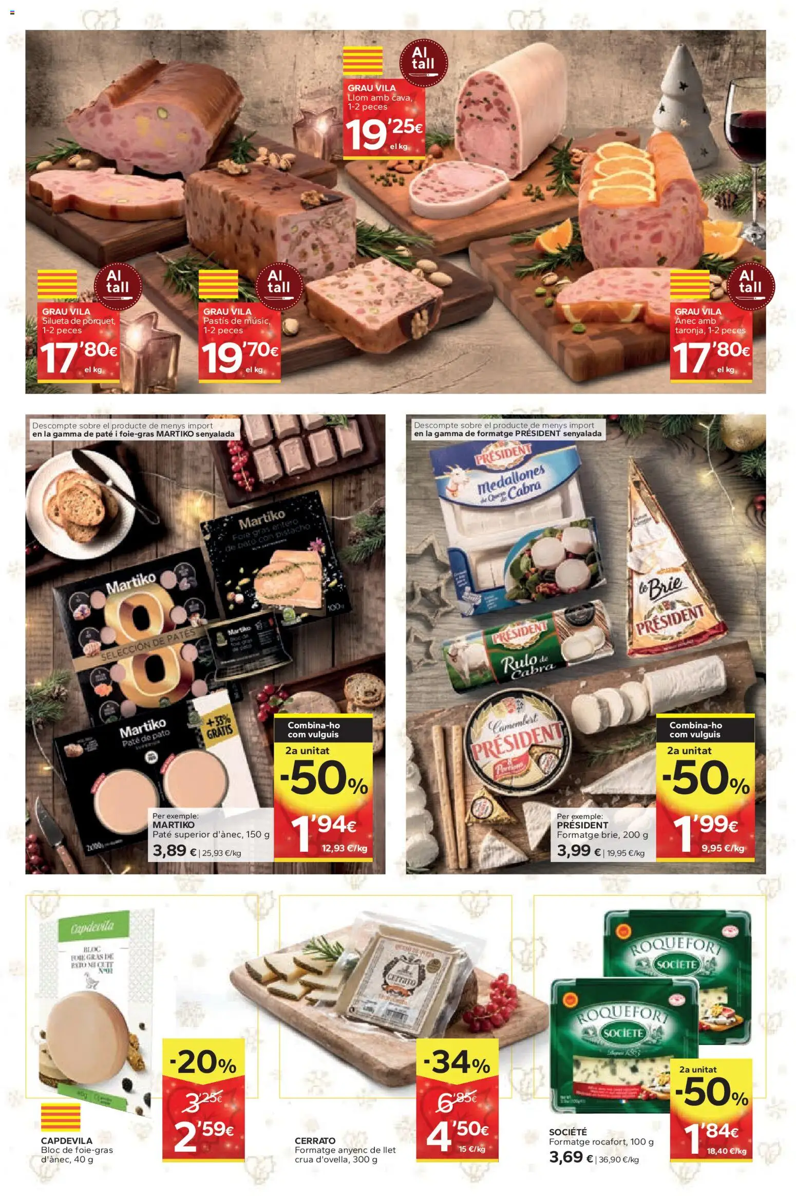 Caprabo folleto │ válido desde el 18.12.2025 | Página: 11 | Productos: Medallones, Paté