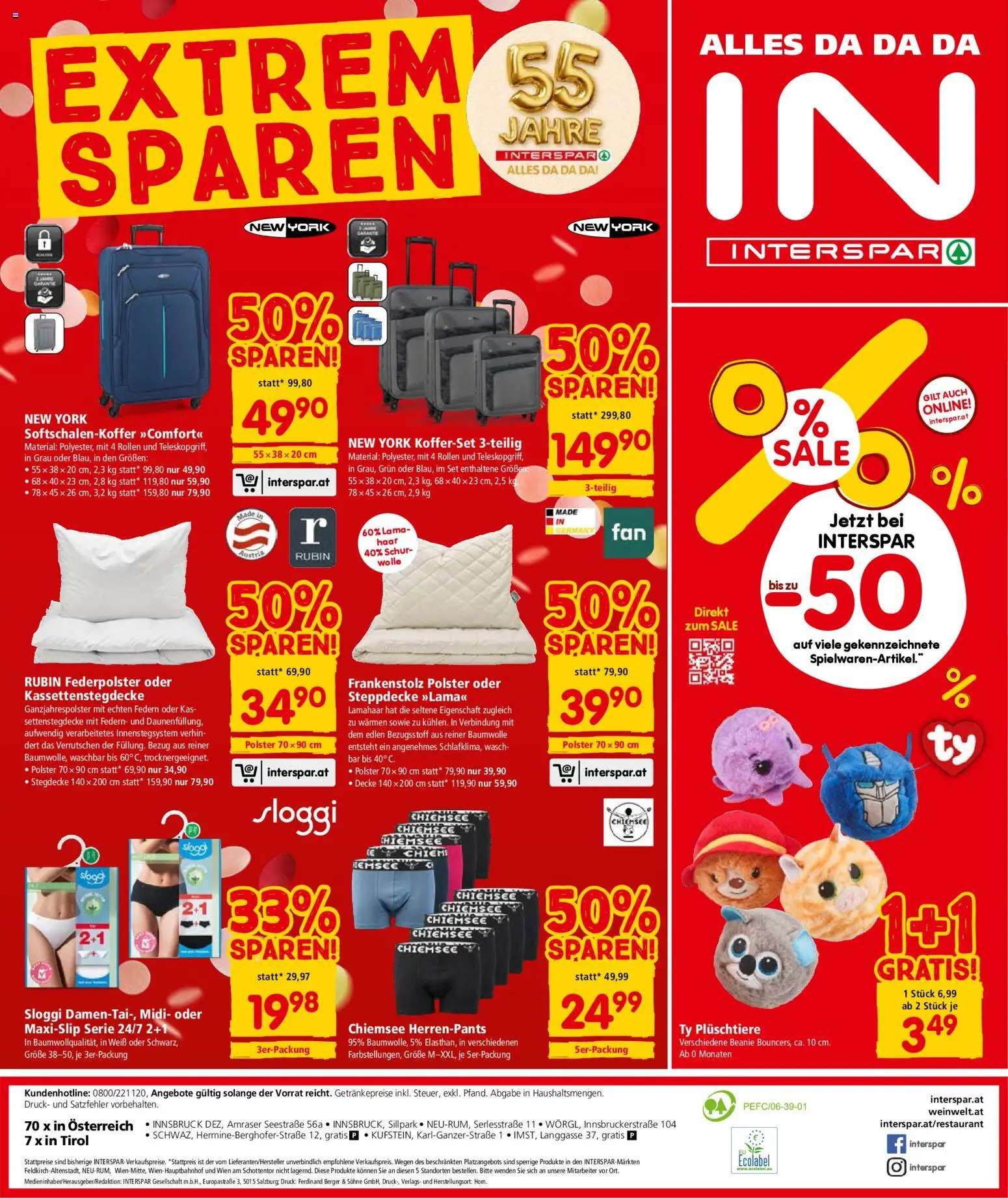 Interspar Flugblatt - Tirol gültig ab 22.12.2025 | Seite: 16 | Produkte: Decke