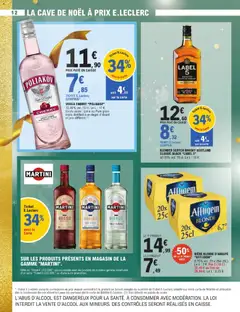 E.Leclerc - Prévisualisation de MARTINI BIANCO, VERMOUTH 100 cl | 14.5% vol. valide à partir de 23.12.2025 | Page: 12 | Produits: Vodka, Alcool, Vermouth, Martini