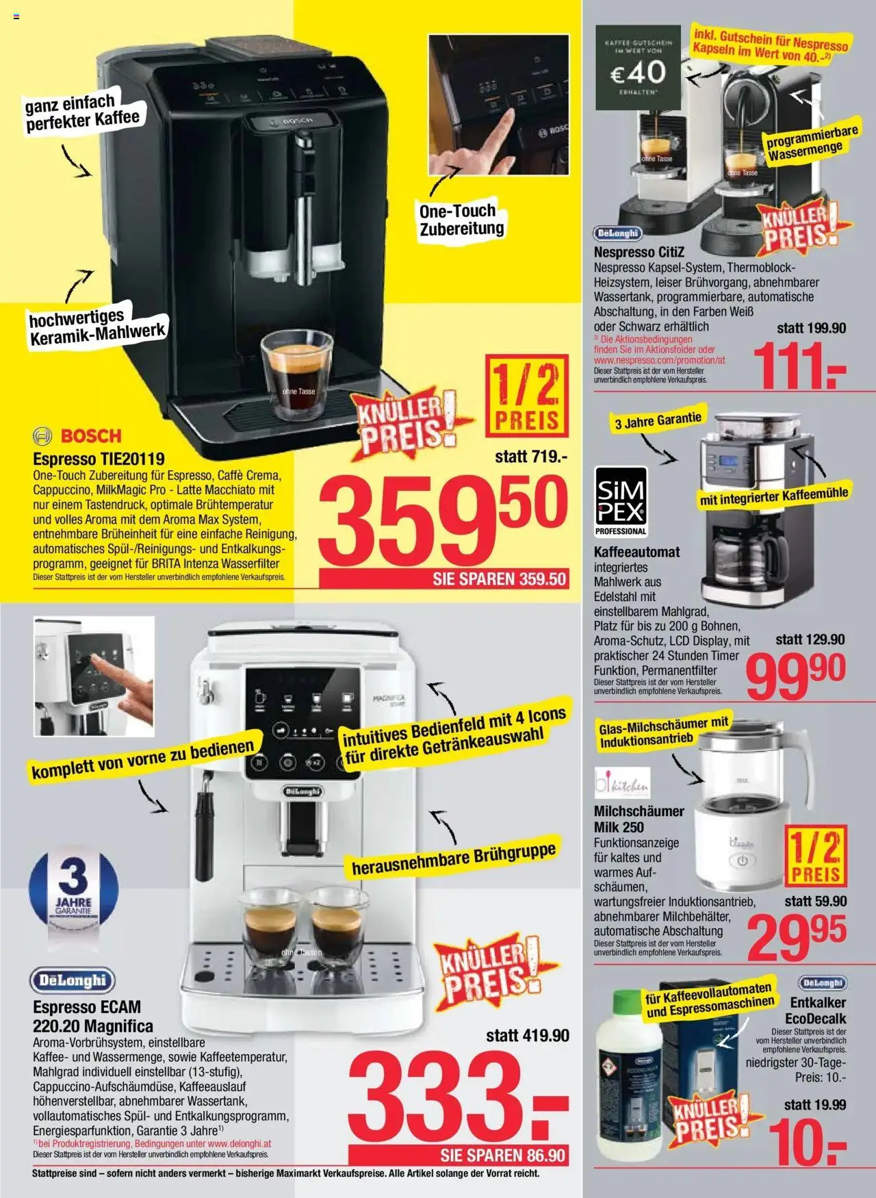 Maximarkt Vöcklabruck, Wels gültig ab 06.10.2025 | Seite: 23 | Produkte: Kaffee