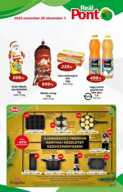 Reál - Akciós újság Pont - amely érvényes a következő dátumtól: 26.11.2025