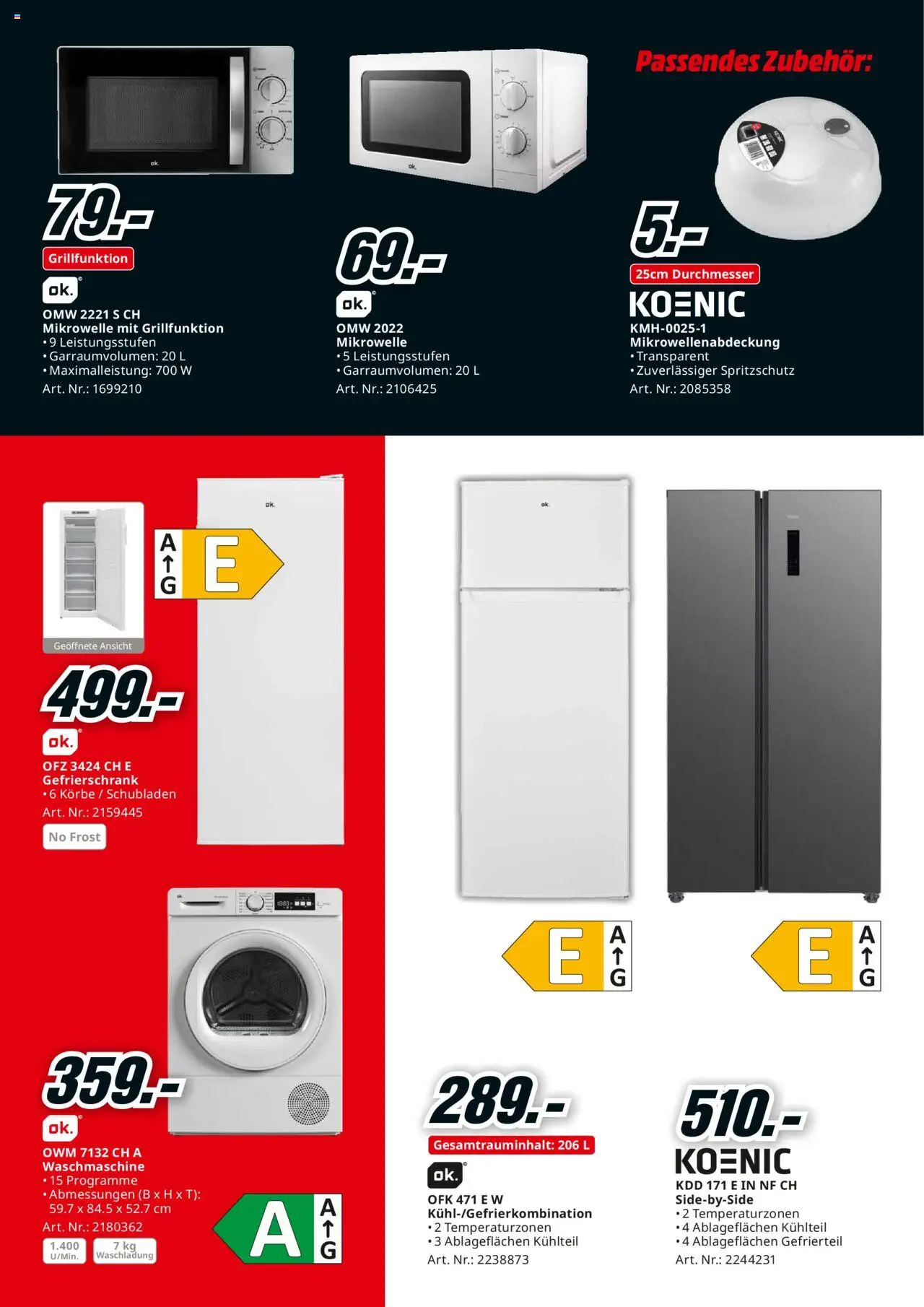 Media Markt Aktionen ab 22.06.2025 | Seite: 26 | Produkte: Gefrierschrank, Waschmaschine, Mikrowelle
