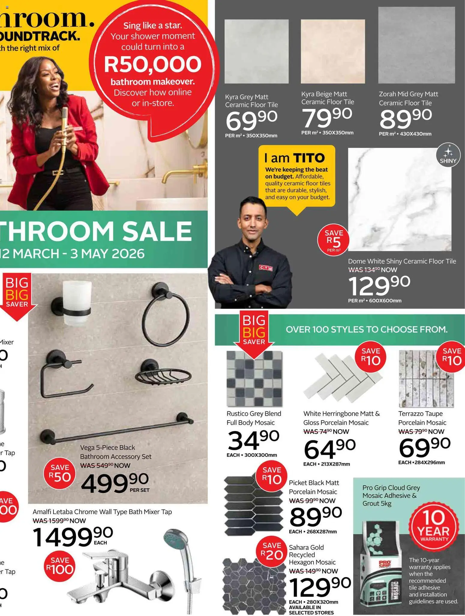 New CTM catalogue – valid from 12.03.2026 | Page: 2 | Products: Gloss, Mixer, Bath, Tap