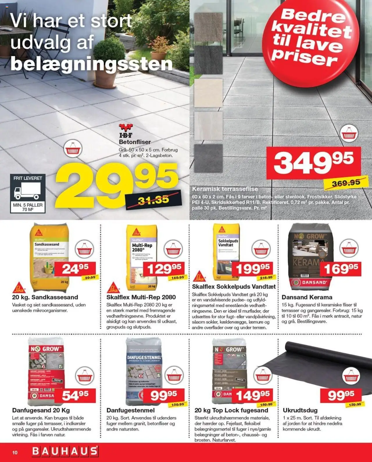 Bauhaus Tilbudsavis gyldig fra 04.07.2025 | Side: 10 | Produkter: Mørtel