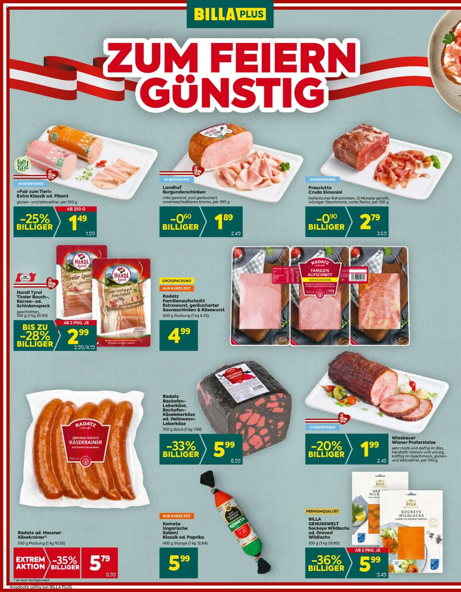 Billa Plus Flugblatt - Wien gültig ab 23.10.2025 | Seite: 8 | Produkte: Salami