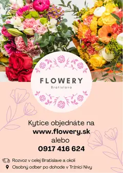 Flowery Bratislava leták platný od 11.11.2025