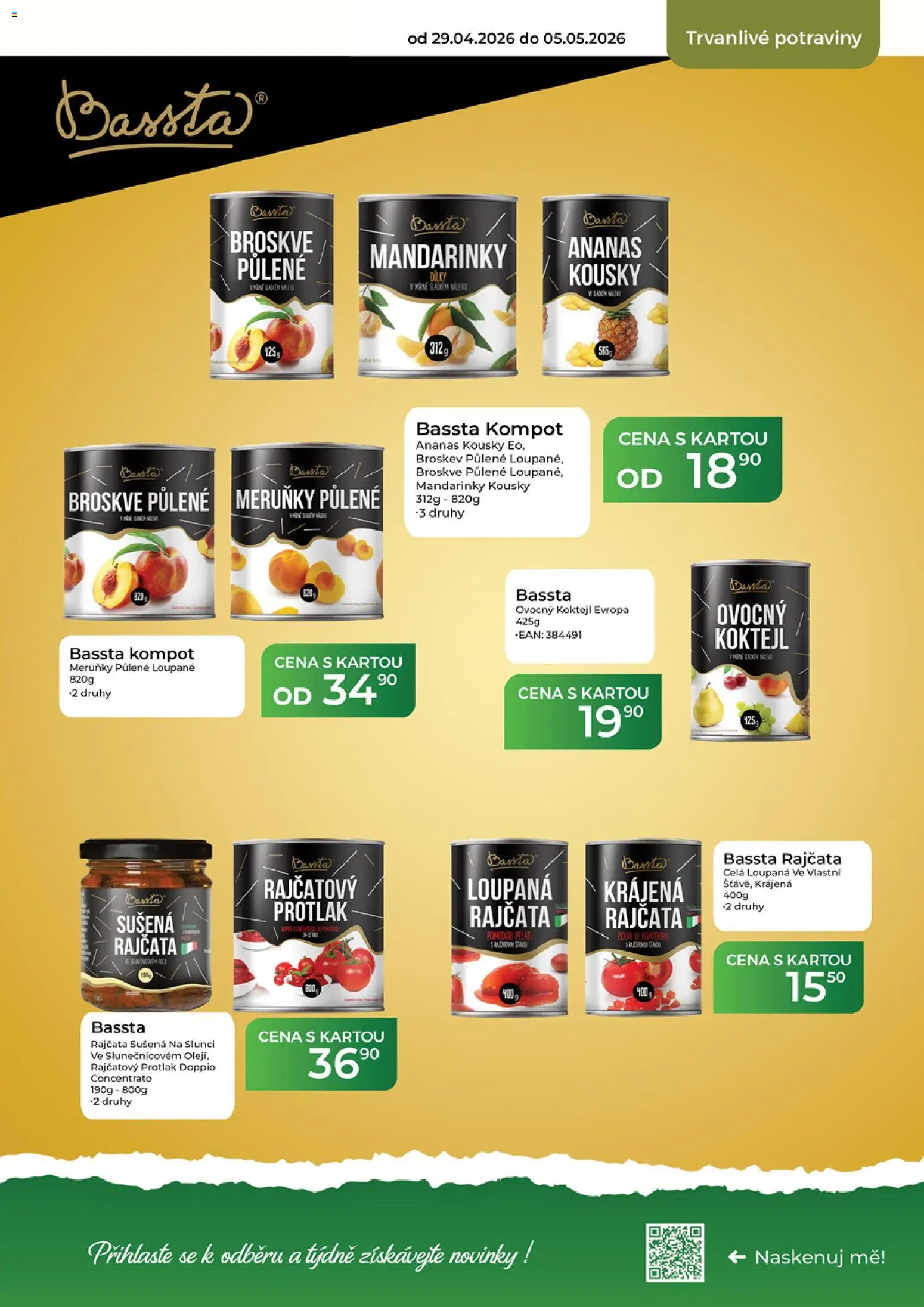 Tamda Foods leták od 29.04.2026 | Strana: 45 | Produkty: Kompot, Rajčata, Broskve, Meruňky