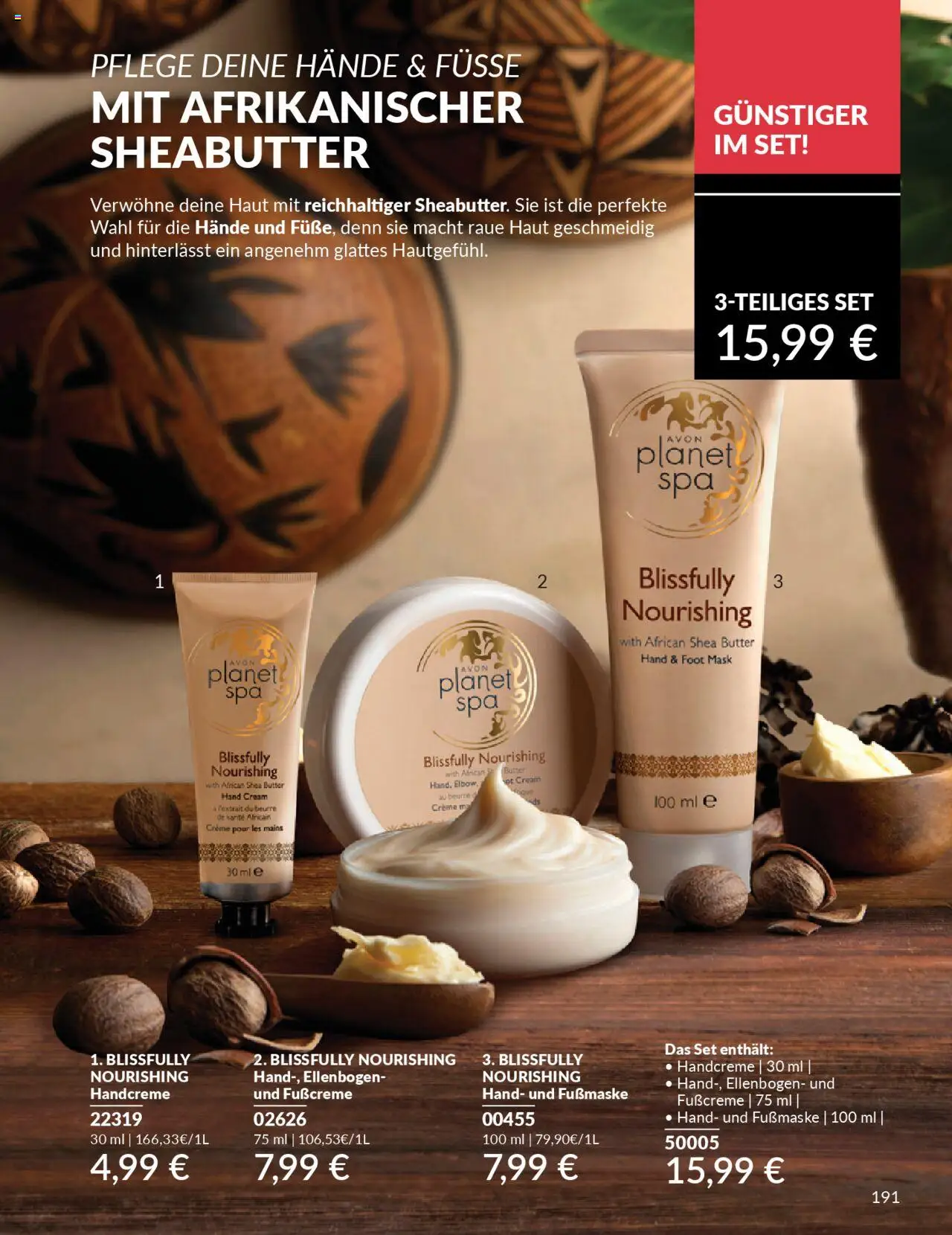 AVON Katalog Oktober 2025 – gültig ab 01.10.2025 | Seite: 193 | Produkte: Butter, Creme, Fußcreme, Fußmaske