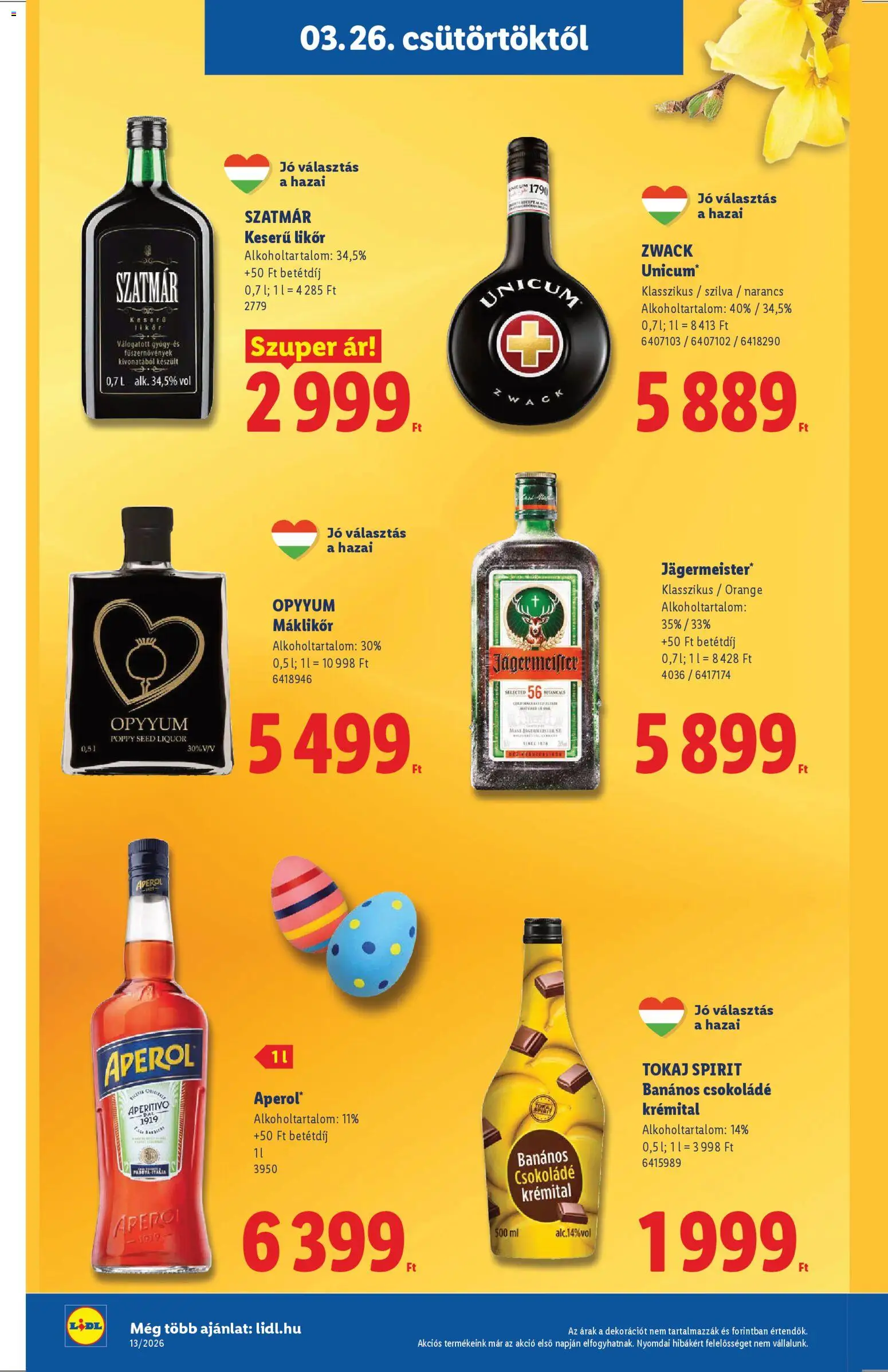 Lidl akciós ujság - amely érvényes a következő dátumtól: 26.03.2026 | Oldal: 26