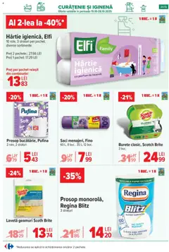 Ofertele Carrefour valabile de la 15.10.2025 | Pagină: 23 | Produse: Absorbante, Scutece, Tampoane