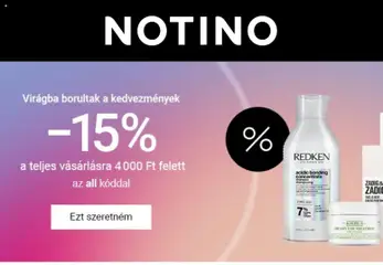 Notino - amely érvényes a következő dátumtól: 09.04.2026
