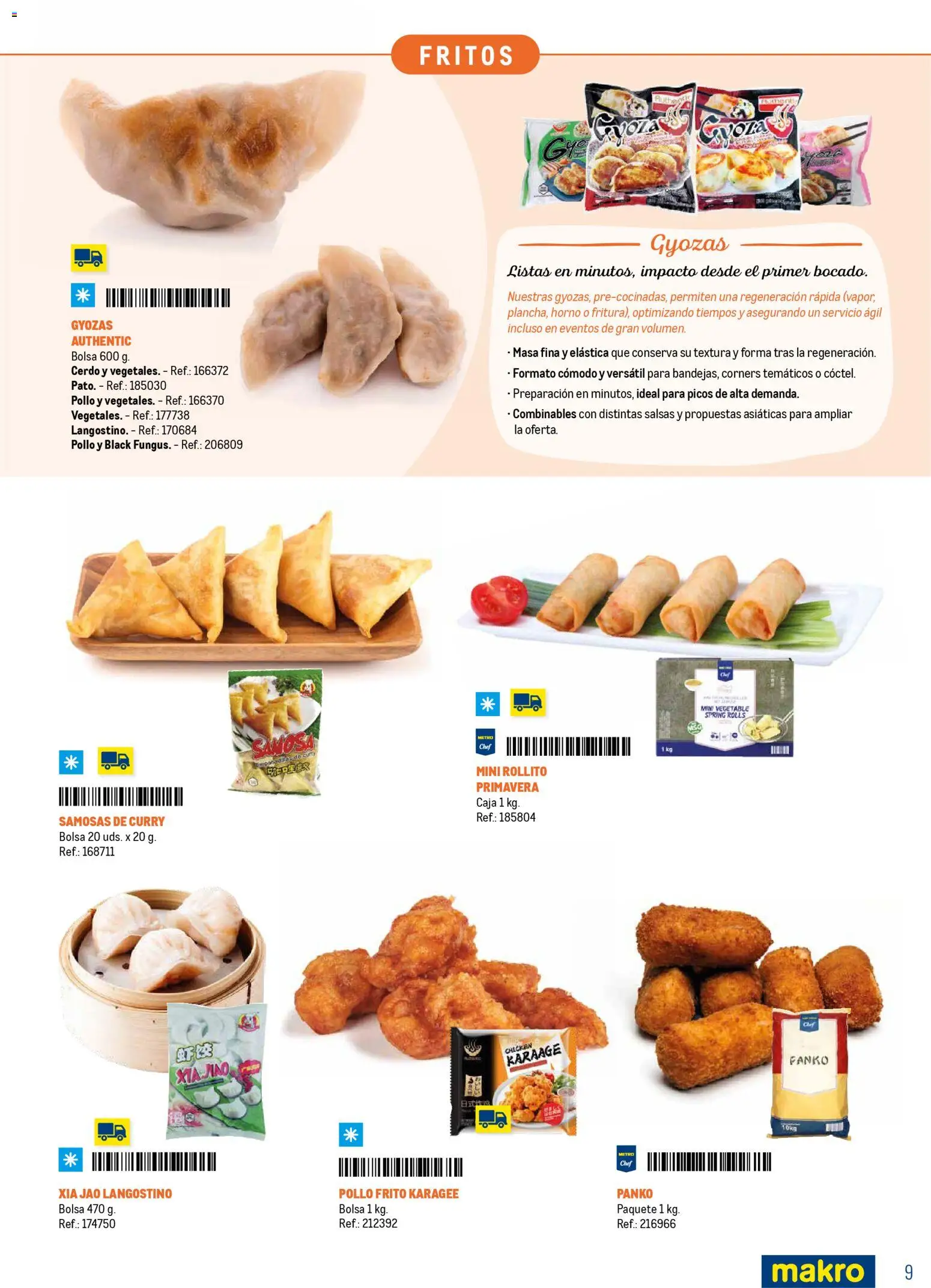 Makro Especial Catering │ válido desde el 16.03.2026 | Página: 9 | Productos: Cerdo, Bolsa, Horno, Langostino