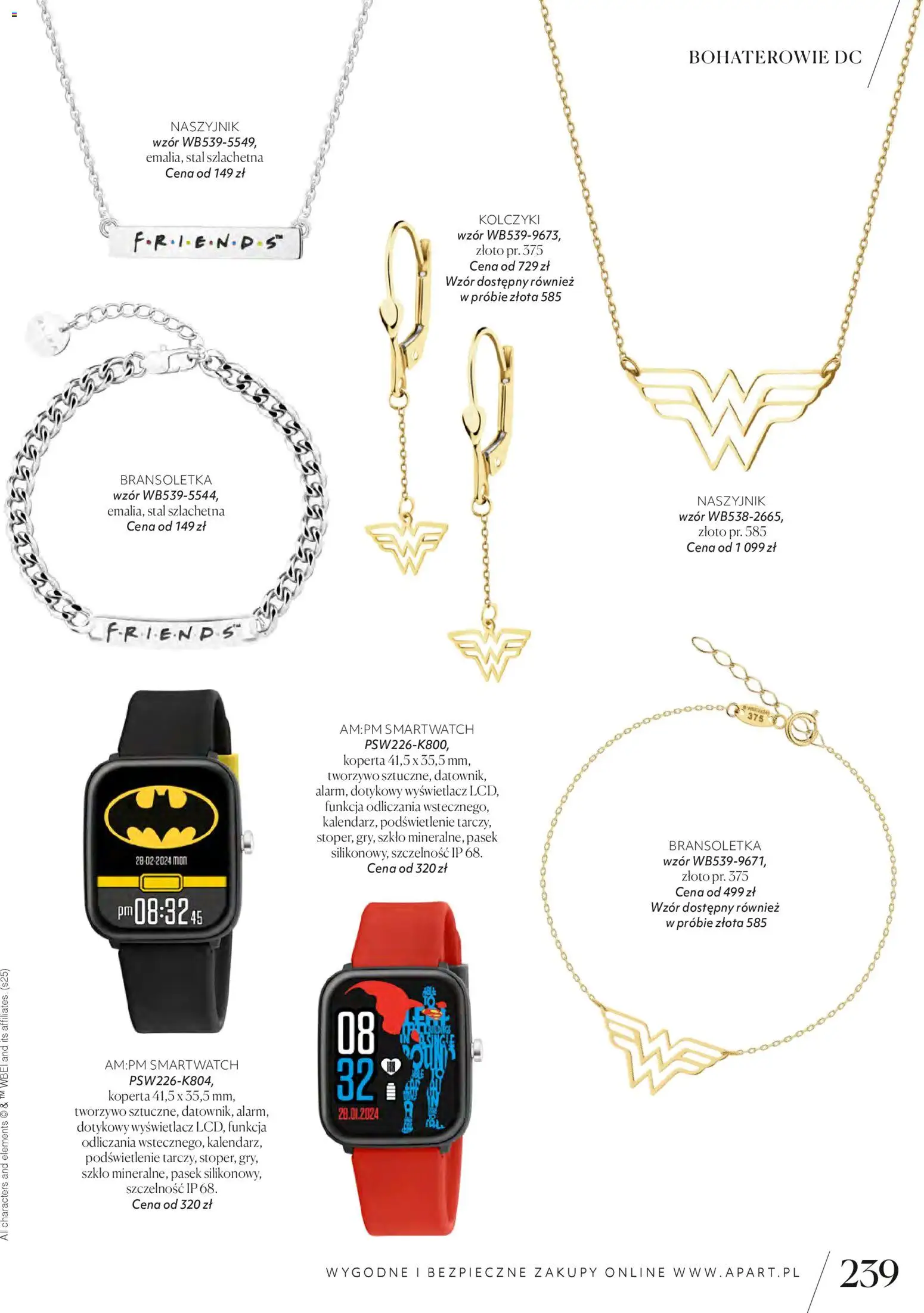 Apart promocje od 04.11.2025 | Strona: 241 | Produkty: Naszyjnik, Bransoletka, Pasek, Smartwatch
