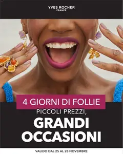 Anteprima del volantino Yves Rocher 4 Giorni di Follie catalogo valido a partire dal 25.11.2025