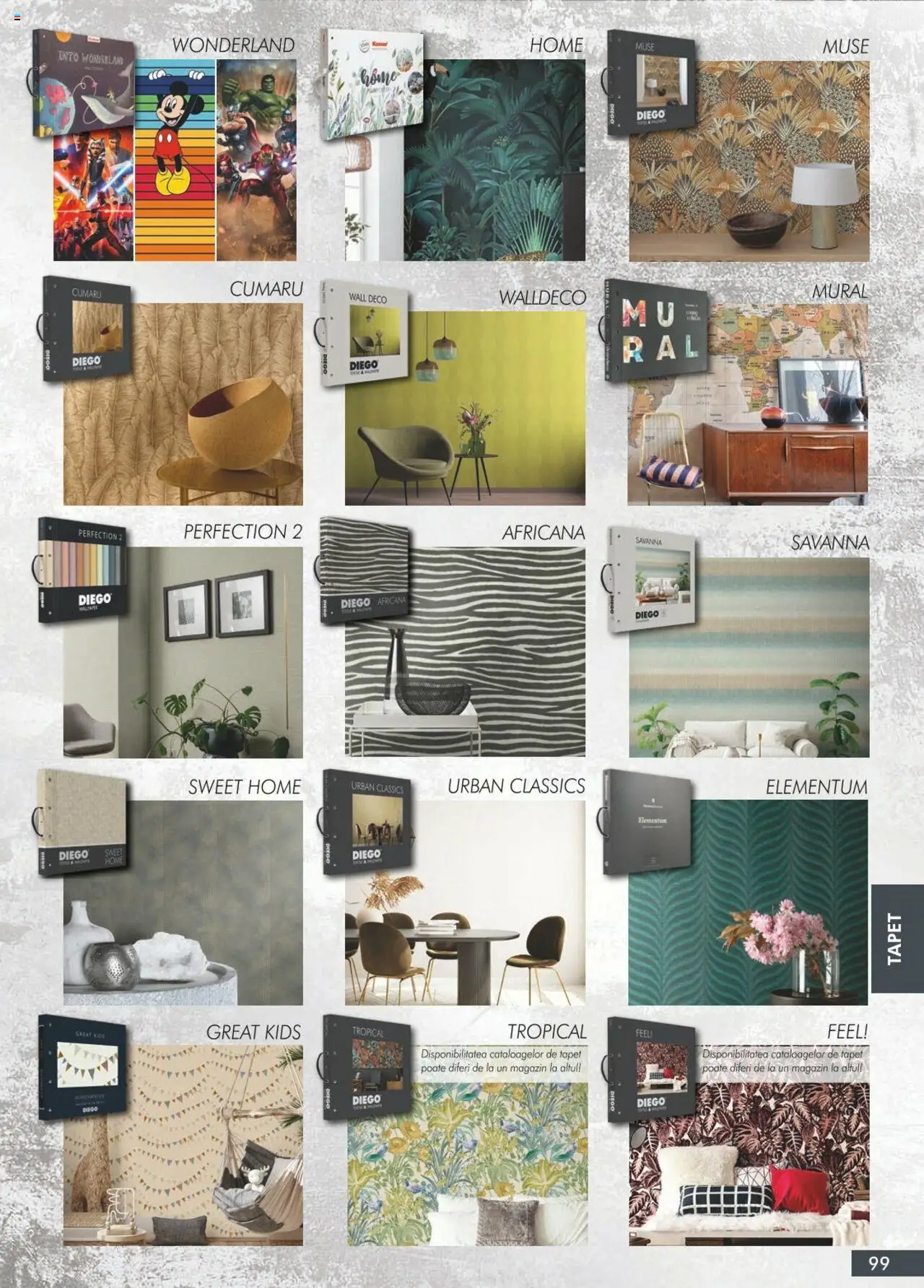 Noul catalog Diego – valabil de la 01.04.2024 | Pagină: 99 | Produse: Tapet