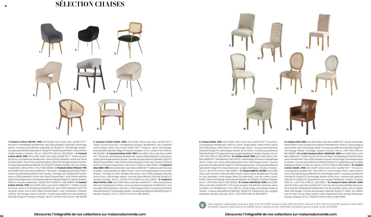 {H1} | Page: 62 | Produits: Base, Fauteuil, Chaise, Huile