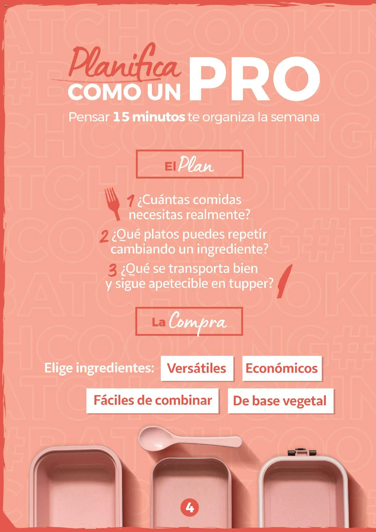 Alcampo - Batchcooking 2026 │ válido desde el 15.01.2026 | Página: 4 | Productos: Κρεμάστρα, Té