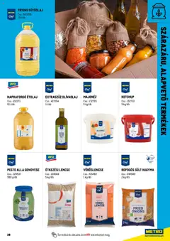 FRYING SÜTŐOLAJ, Frying oil, 10 l/db - amely érvényes a következő dátumtól: 01.06.2025 | Oldal: 29 | Termékek: Ketchup, Hagyma, Majonéz, Olívaolaj