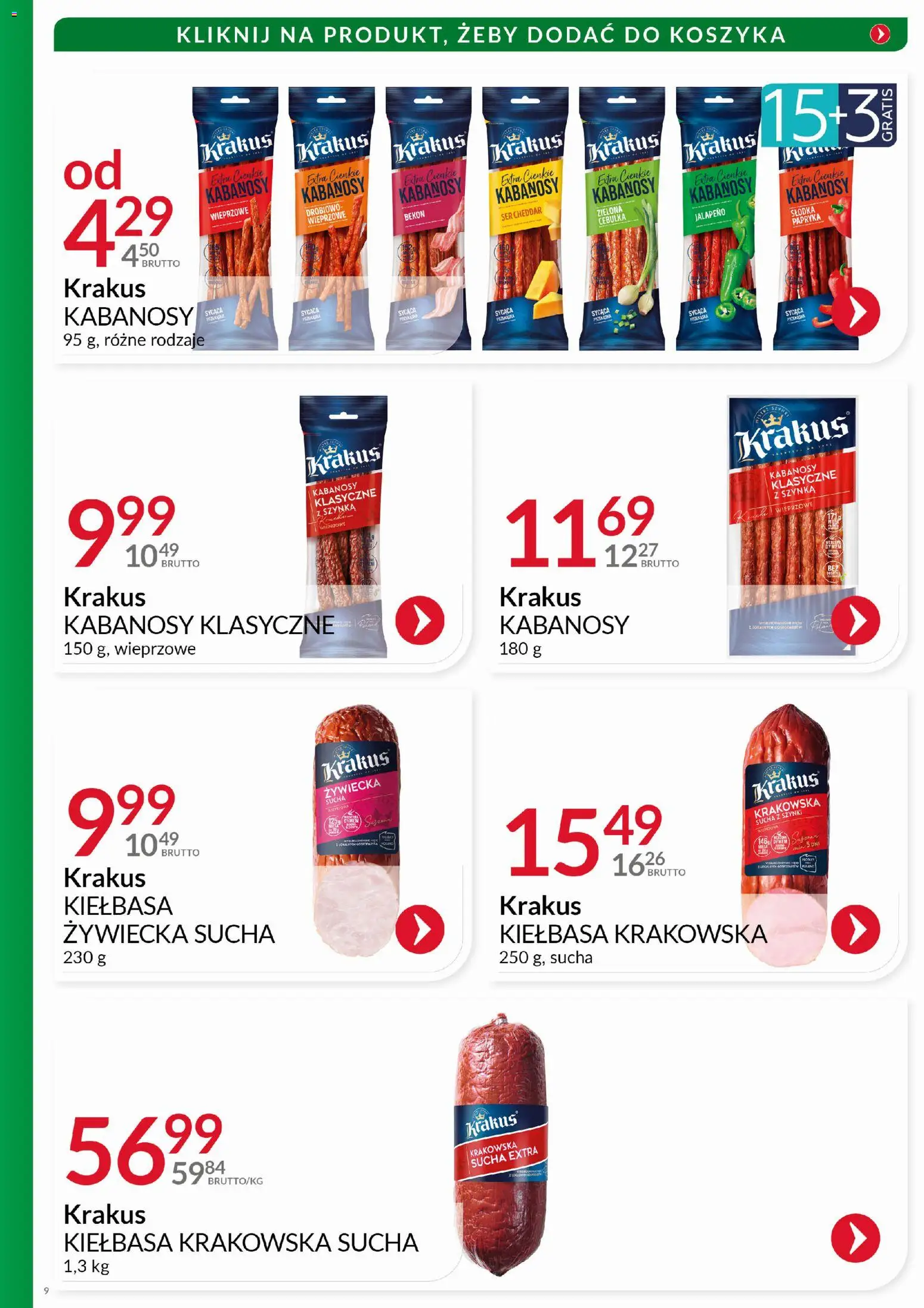 Eurocash Gazetka - Katalog Wędlin od 01.11.2025 | Strona: 9