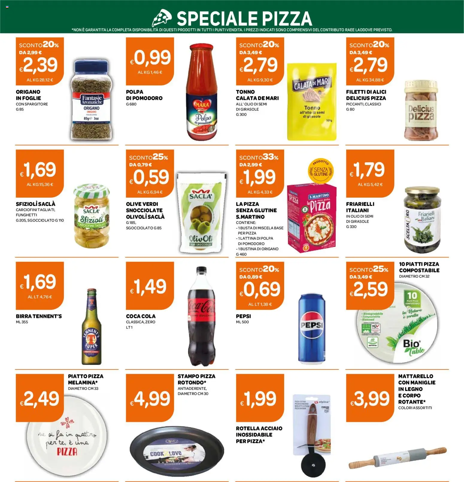 Volantino Ekom del 13.01.2026 | Pagina: 11 | Prodotti: Birra, Pomodoro, Piatto, Coca Cola