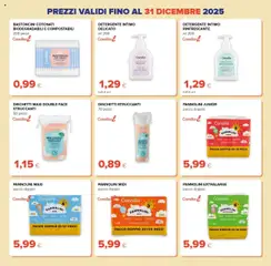 Anteprima del volantino Oasi Prezzi Ribassati catalogo valido a partire dal 09.10.2025 | Pagina: 23 | Prodotti: Pannolini, Detergente, Dischetti struccanti, Intimo