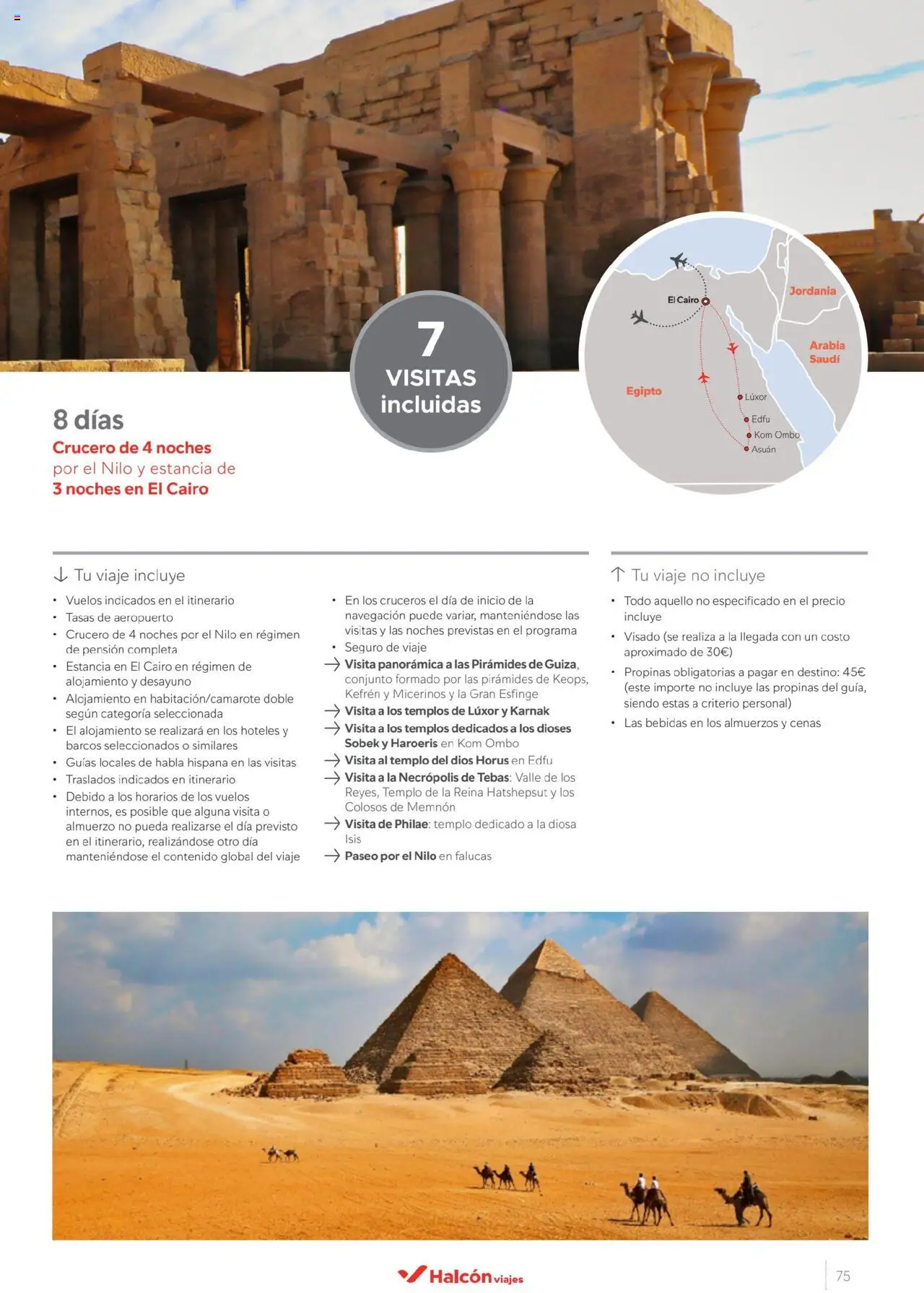 Halcón Viajes Egipto │ válido desde el 01.07.2025 | Página: 75 | Productos: Navegación