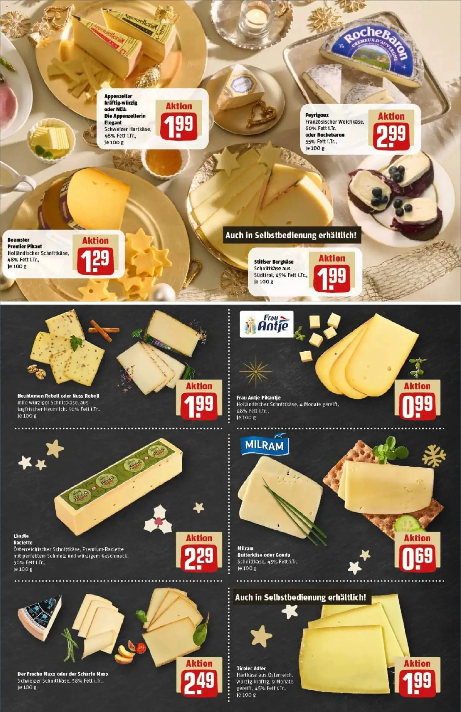 Rewe prospekt Dortmund	 – gültig ab 07.12.2025 | Seite: 9 | Produkte: Gouda, Milram, Raclette