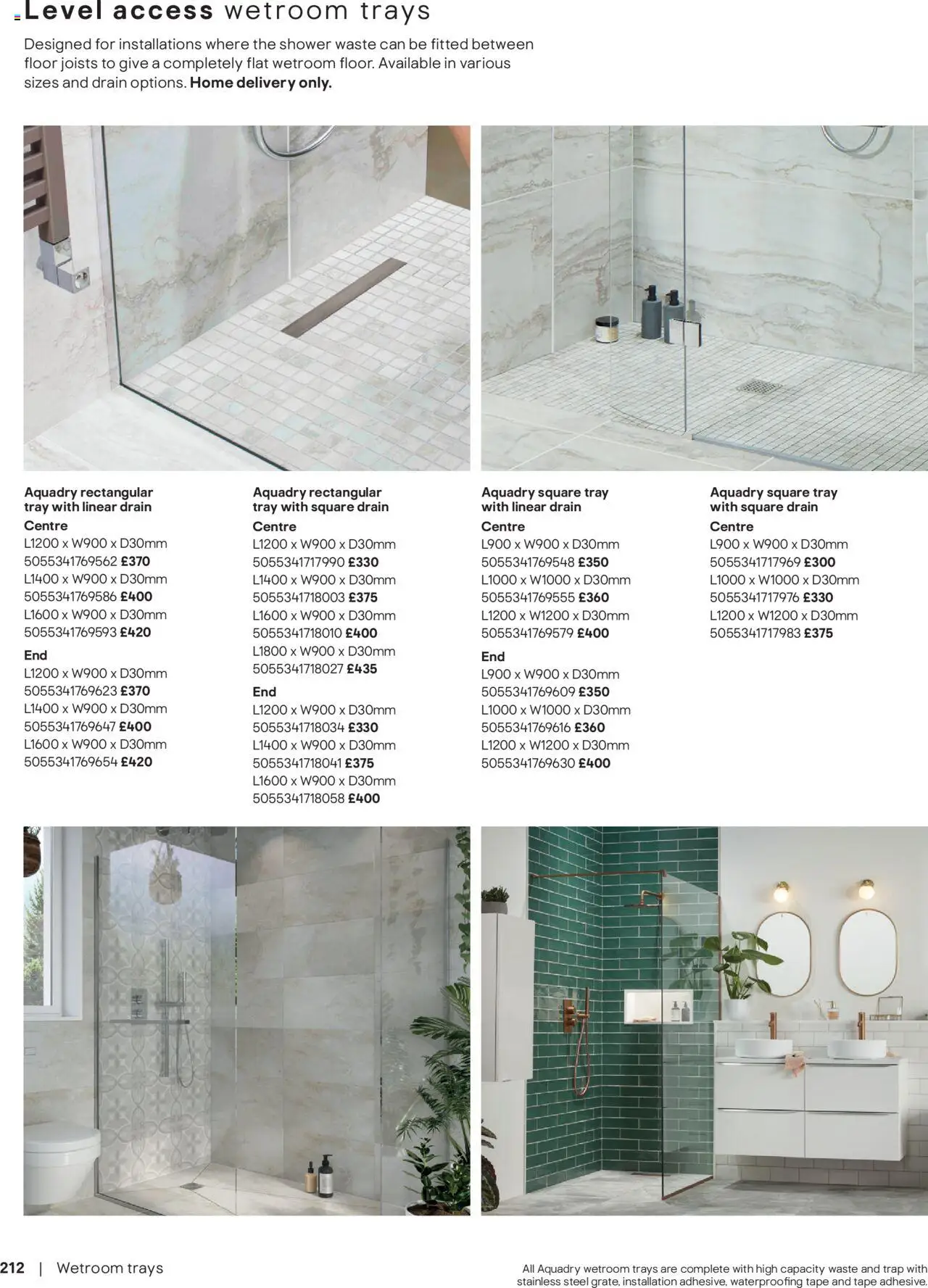  | Page: 212 | Products: Shower, Floor