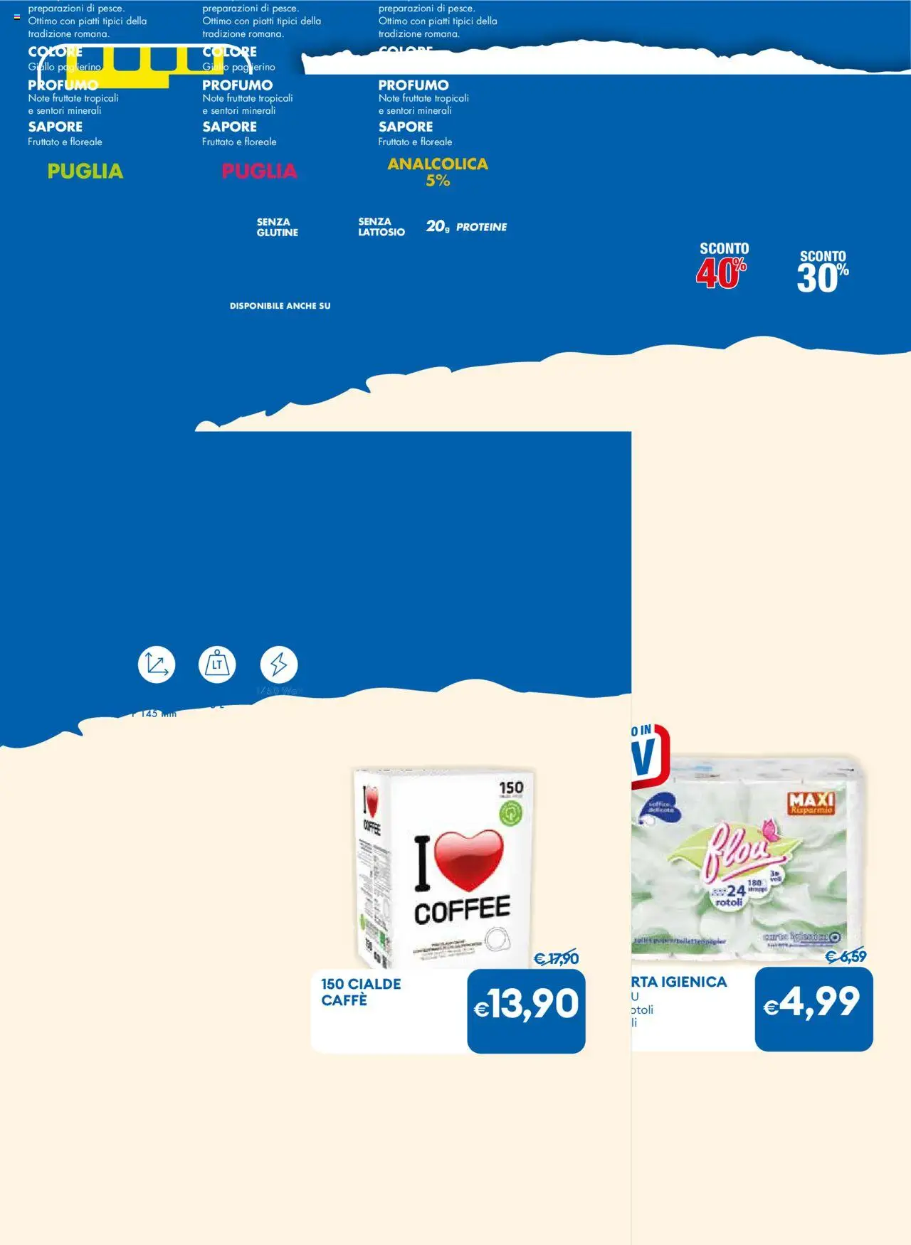 Volantino MD Discount del 21.10.2025 | Pagina: 1 | Prodotti: Caffè, Profumo